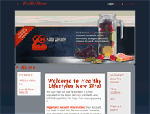 Tablet Screenshot of nchealthylifestyles.com